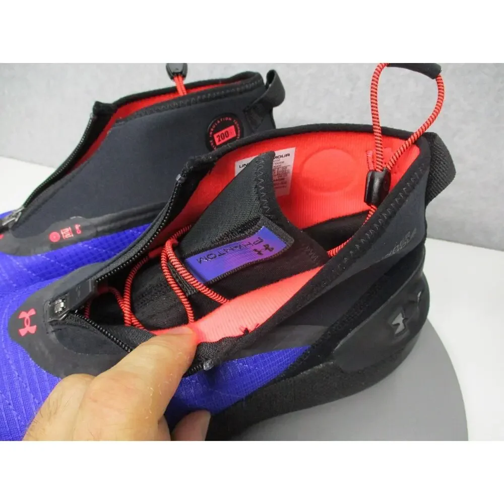 Under Armour HOVR Phantom 3 SE Warm Run Shoes Purple Black Mens Sz 9 Womens 10.5
